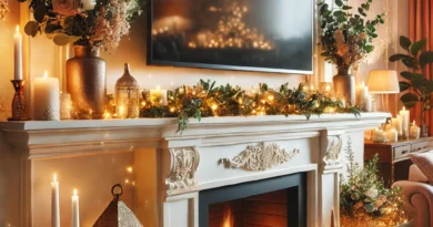 Fireplace Mantel with TV Decor Ideas: Stylish & Functional